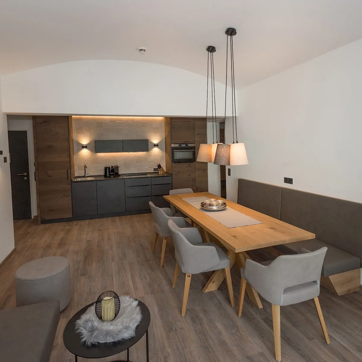 Living area Zirm 12 | Zirmhof Apartments in Saalbach