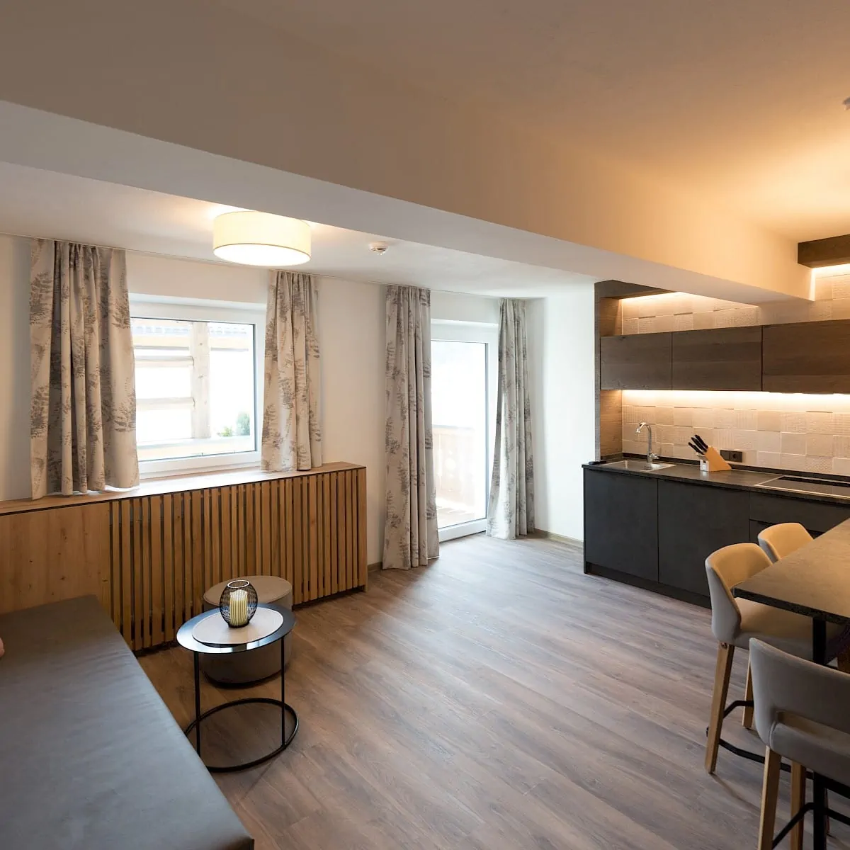 Wohnraum Zirm 7 | Zirmhof Apartments in Saalbach