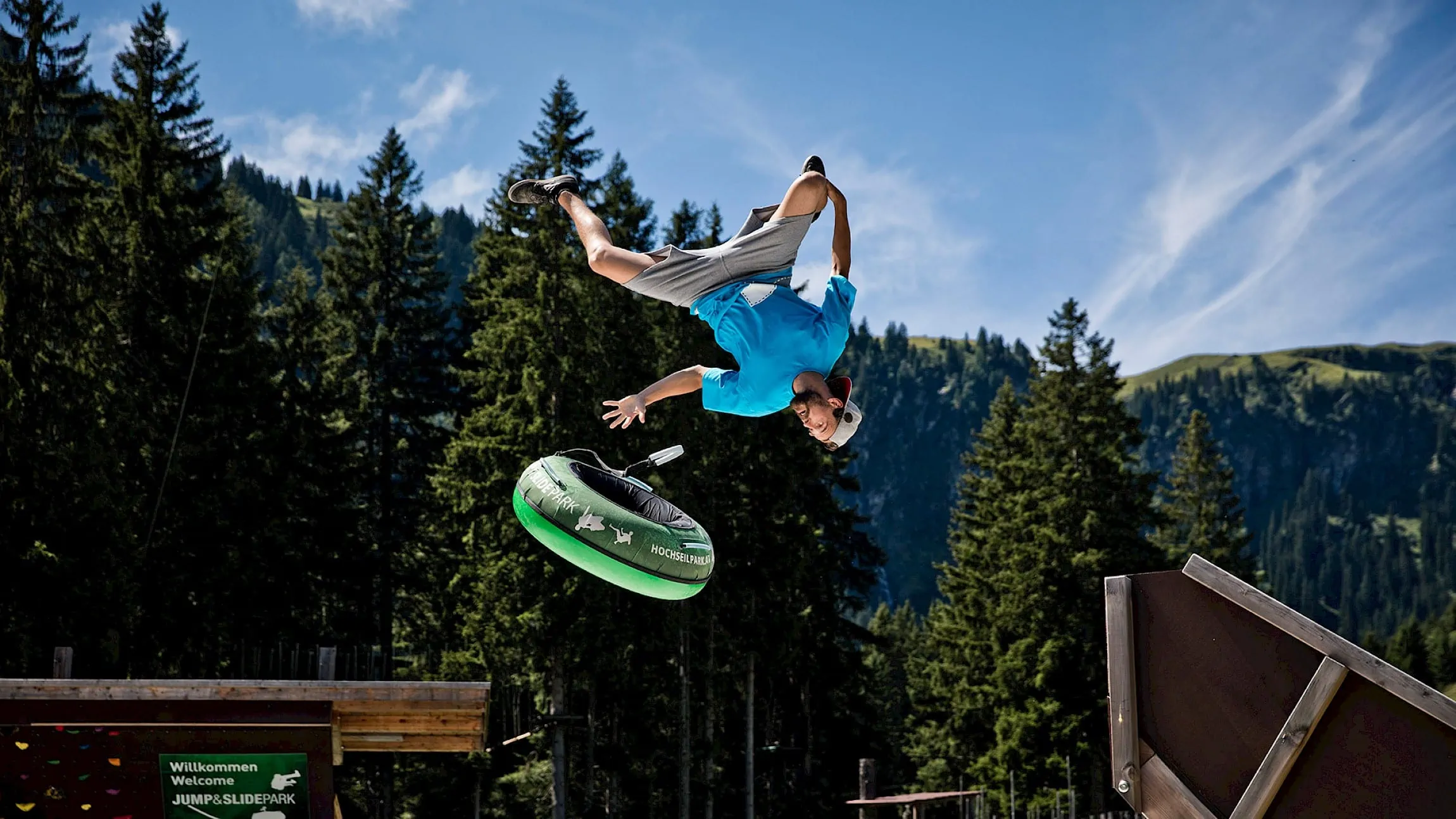 Jump'n Slide Park in Hinterglemm | Zirmhof Apartments