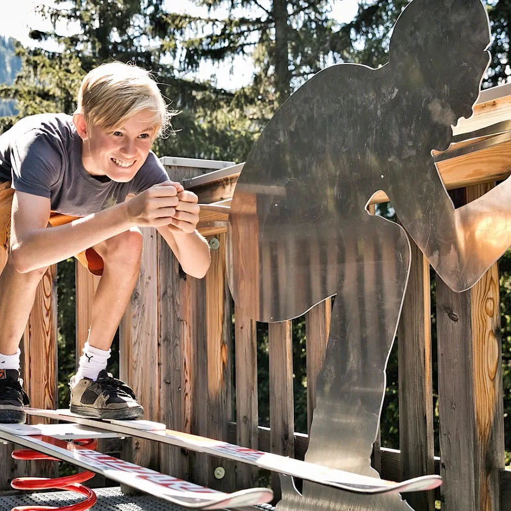 Baumzipfelweg aan het einde van het dal in Saalbach Hinterglemm | Zirmhof Appartementen