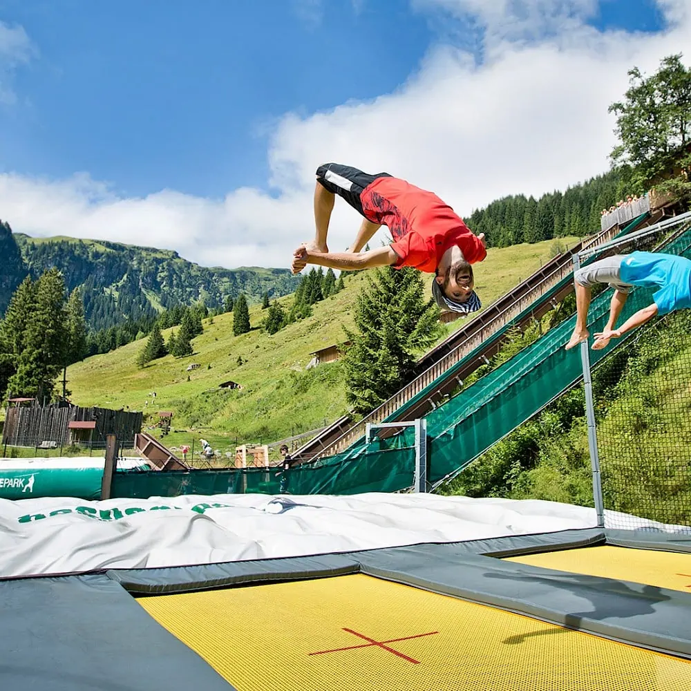 Jump'n Slide Park at the Talschluss | Zirmhof Apartments