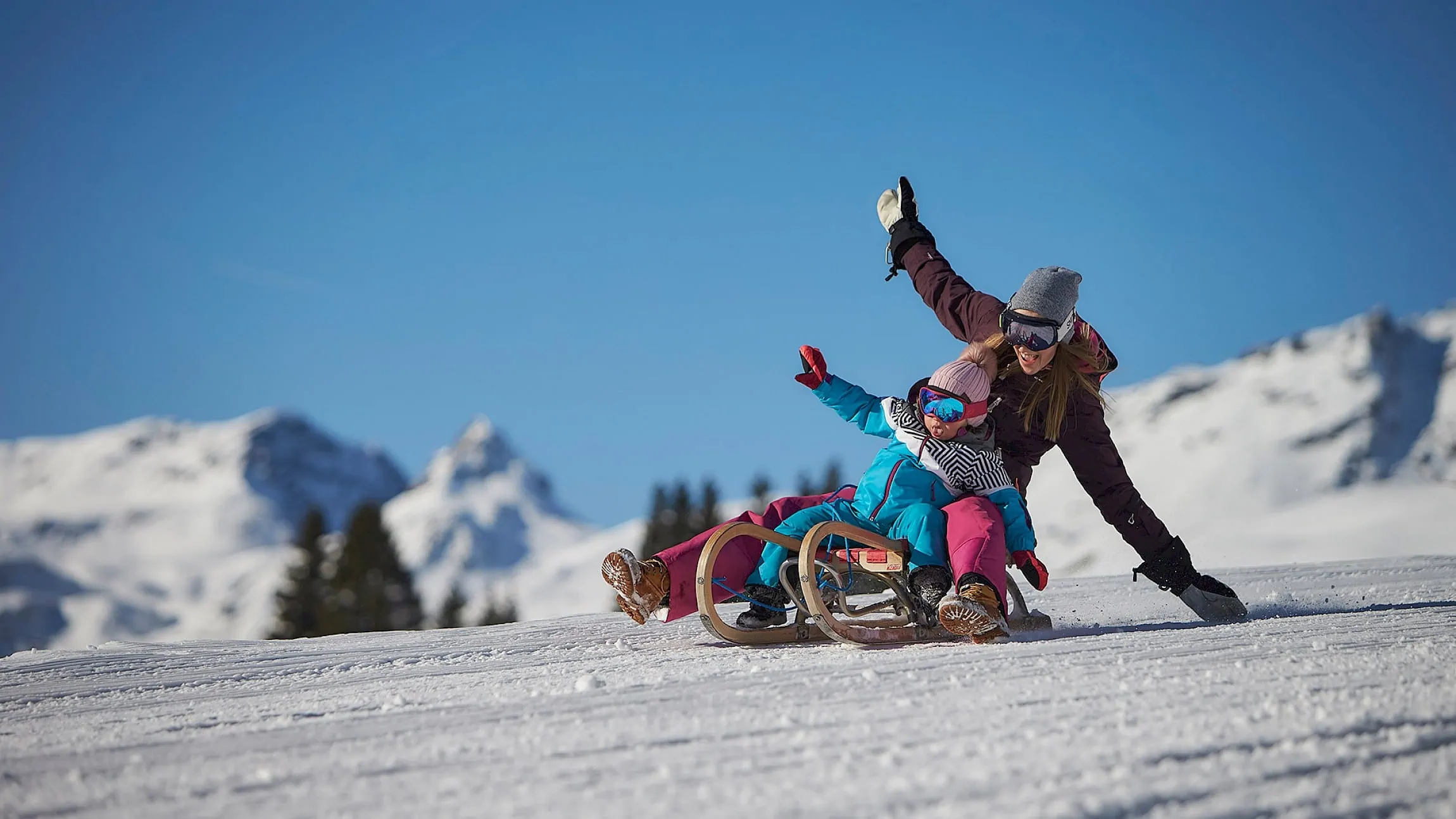 Winter alternatives, tobogganing in Saalbach Hinterglemm | Zirmhof Apartments