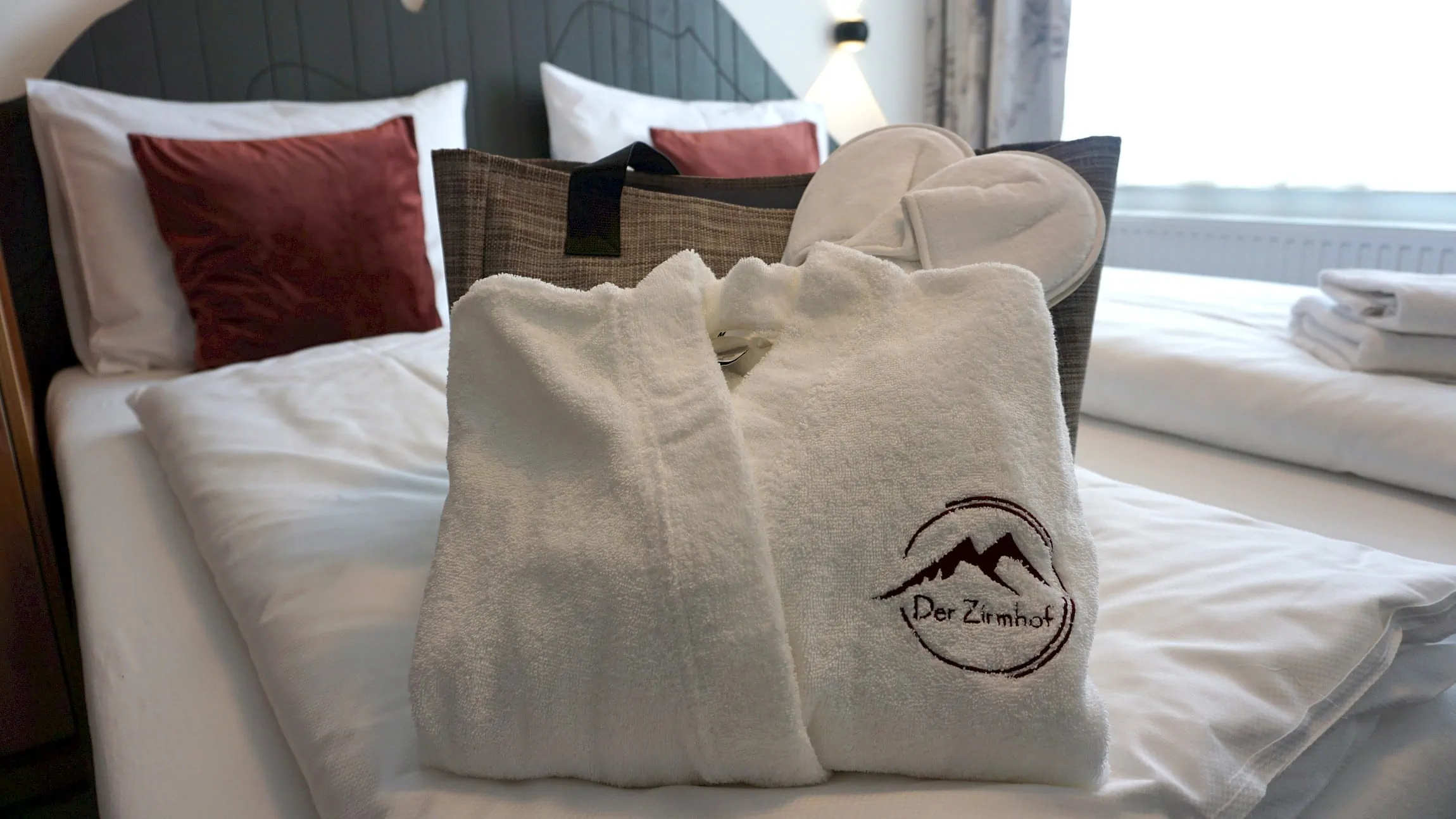 Feel-good bag at Zirmhof Apartments in Saalbach