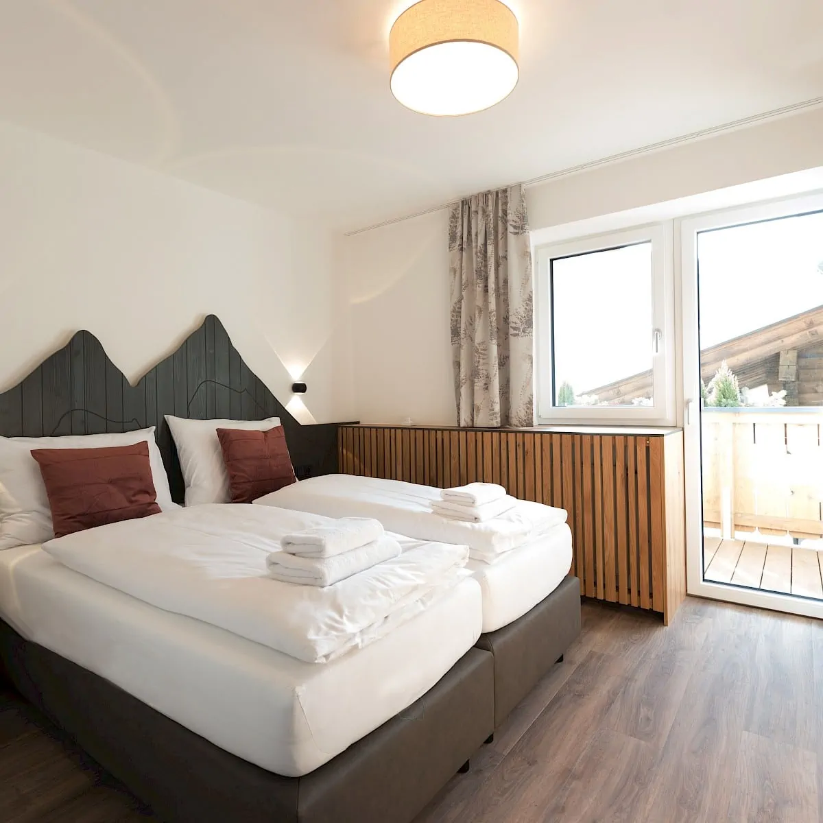 Bedroom Zirm 10 | Zirmhof Apartments in Saalbach