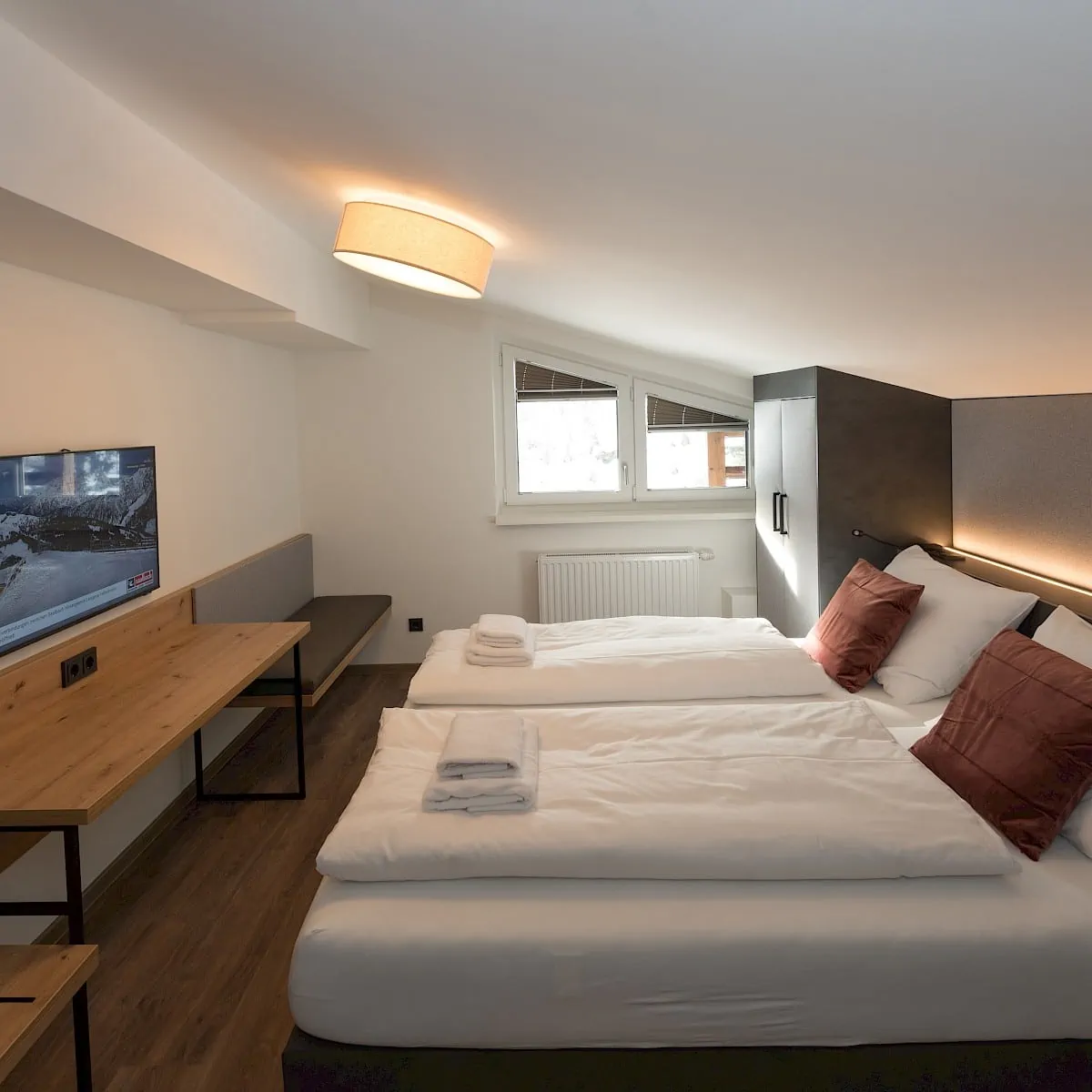Bedroom in Zirm 13 | Zirmhof Apartments in Saalbach