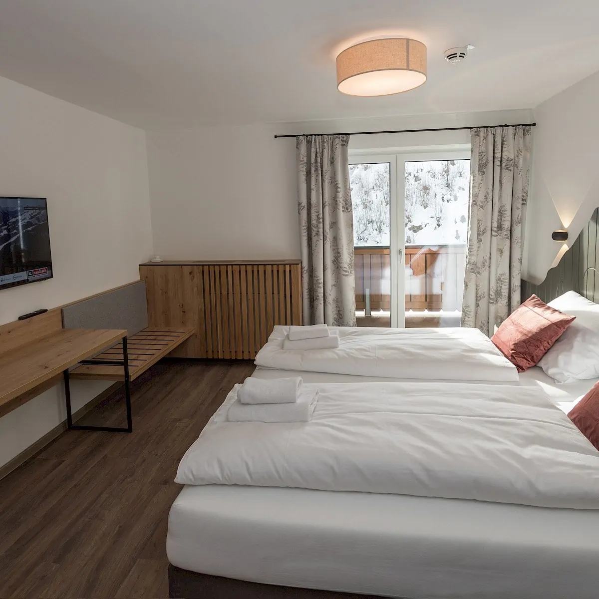 Bedroom in Zirm 13 | Zirmhof Apartments in Saalbach