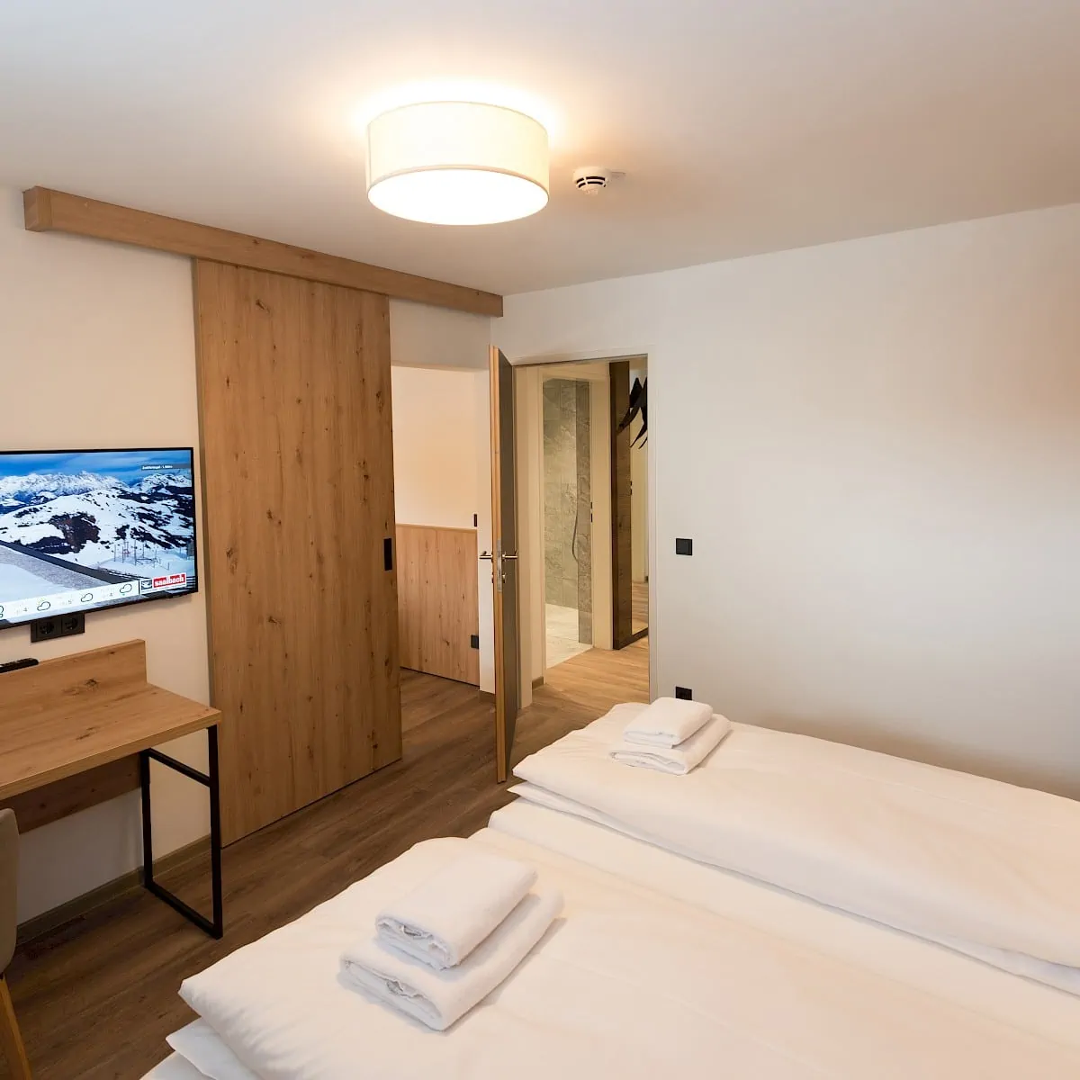 Schlafzimmer Zirm 14 | Zirmhof Apartments in Saalbach